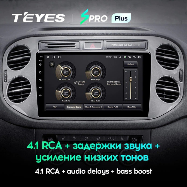 Штатная магнитола Teyes SPRO Plus 3/32 Volkswagen Tiguan 1 NF (2006-2017)