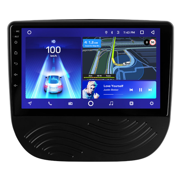 Штатная рамка (без дисплея) Teyes для  Chevrolet Malibu 9 (F1) 2015-2020 (Для экрана 9")