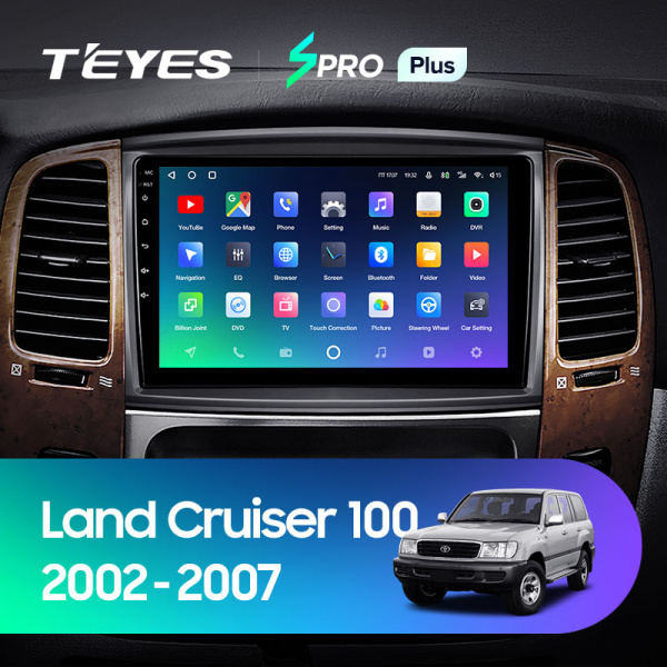Штатная магнитола Teyes SPRO 4+32G  для LX470 2002-2007 ТИП-B