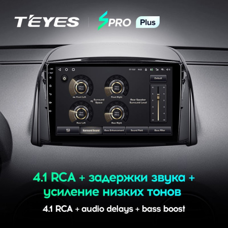 Штатная магнитола Teyes SPRO Plus 4/64 Renault Koleos (2008-2016)
