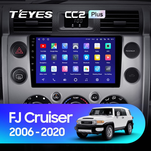 Штатная магнитола Teyes CC2 Plus 4/64 Toyota FJ Cruiser J15 (2006-2020)