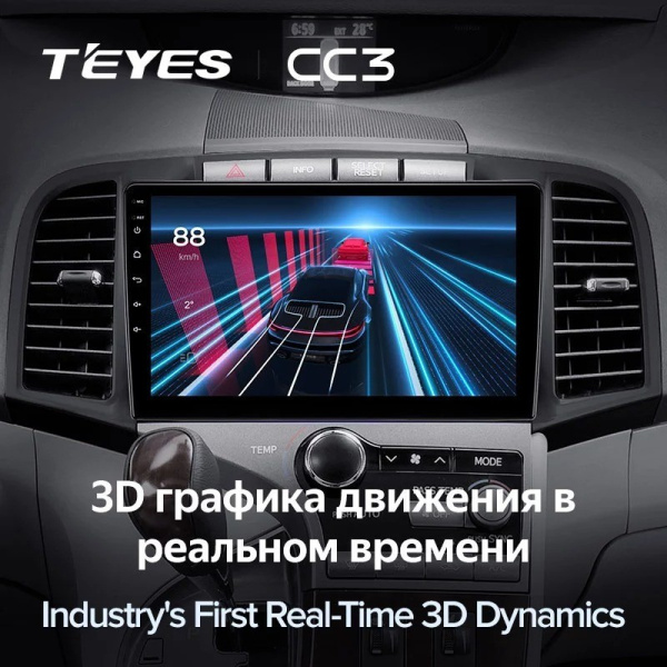 Штатная магнитола Teyes CC3 360 6/128 Toyota Venza 2008-2016