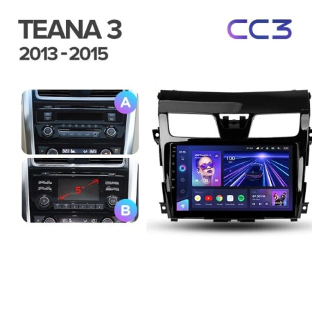 Штатная магнитола Teyes CC3 6/128 Nissan Teana J33 (2013-2015)