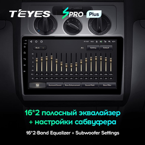 Штатная магнитола Teyes SPRO Plus 6/128 Volkswagen Touran 1 (2003-2010) Тип-A