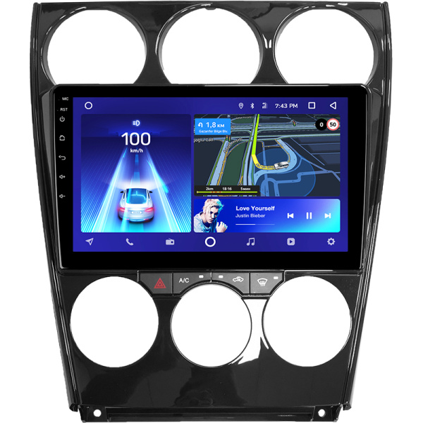 Штатная рамка (без дисплея) Teyes для  Mazda Mazda6 GG 2002-2007 (Для экрана 9")