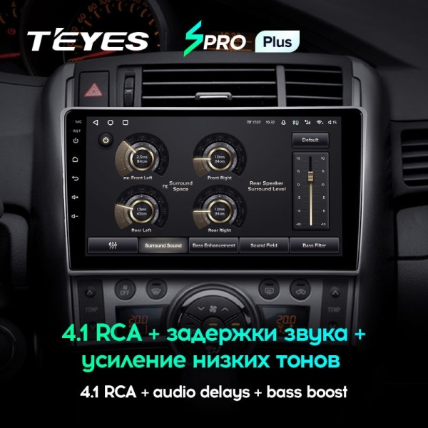Штатная магнитола Teyes SPRO Plus 3/32 Toyota Verso R20 (2009-2018)