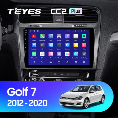 Штатная магнитола Teyes CC2 Plus 3/32 Volkswagen Golf 7 MK7 (2014-2018)