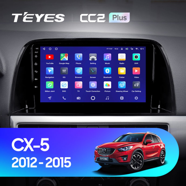 Штатная магнитола Teyes CC2 3+32G  для CX-5 2012-2015 ТИП-C