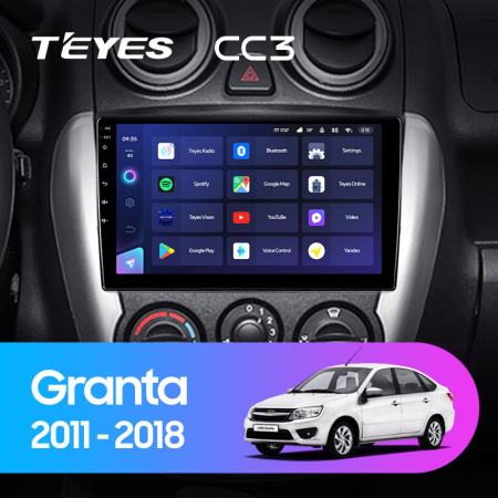 Штатная магнитола Teyes CC3L 3+32G для Granta 2011-2018