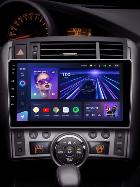 Штатная магнитола Teyes CC3 4/64 Toyota Verso R20 (2009-2018)