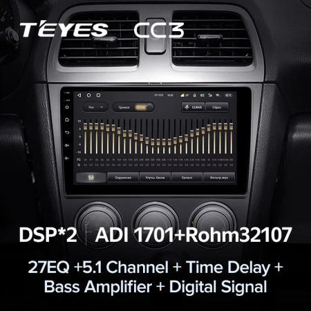 Штатная магнитола Teyes CC3 6/128 Subaru Impreza GD GG 2002-2007