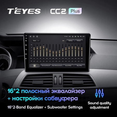 Штатная магнитола Teyes CC2 Plus 4/64 Mercedes-Benz C-Class W204 C204 S204 (2011-2015)