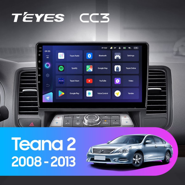 Штатная магнитола Teyes CC3 3/32 Nissan Teana J32 (2008-2013)