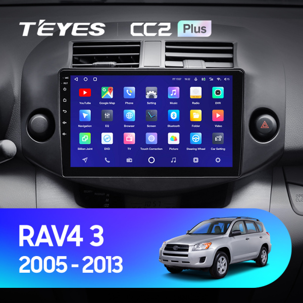 Штатная магнитола Teyes CC2 4+32G для Toyota RAV4 2005-2013