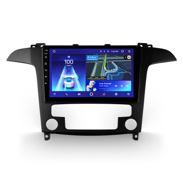 Штатная рамка (без дисплея) Teyes для  Ford S-MAX 1 (F1) 2006-2015 (Для экрана 9")