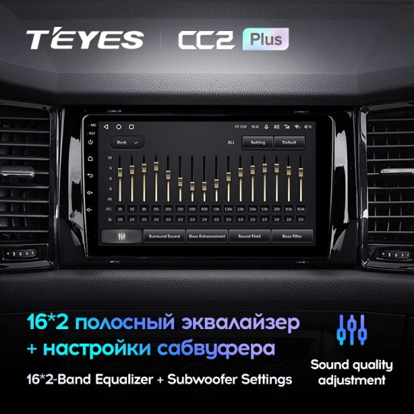 Штатная магнитола Teyes CC2 Plus 3/32 Skoda Kodiaq (2016-2020)