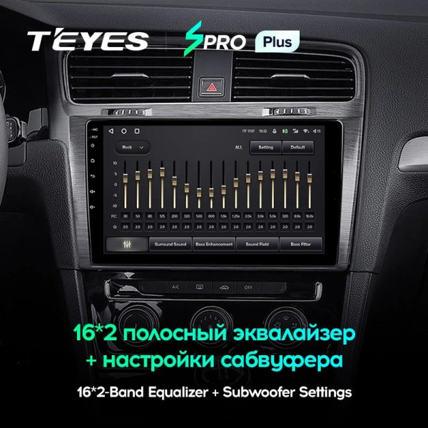 Штатная магнитола Teyes SPRO Plus 4/64 Volkswagen Golf 7 MK7 (2014-2018)