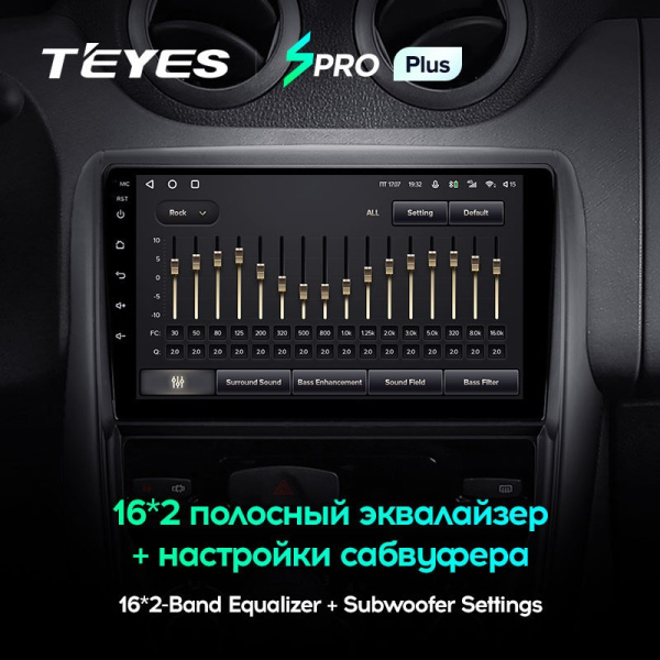 Штатная магнитола Teyes SPRO Plus 4/64 Renault Duster 1 (2010-2015)