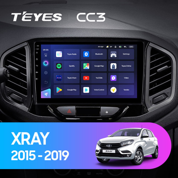 Штатная магнитола Teyes CC3L 3+32G для Xray 2015-2022 Штатная магнитола Teyes CC3L 3+32G для Xray 2015-2022