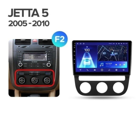 Штатная магнитола Teyes CC2 Plus 6/128 Volkswagen Jetta 5 (2005-2010)