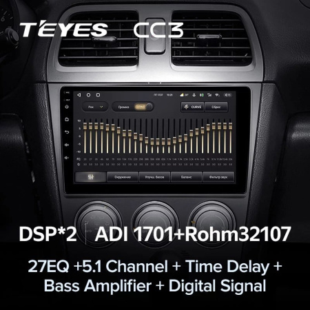 Штатная магнитола Teyes CC3 4/64 Subaru Impreza GD GG 2002-2007