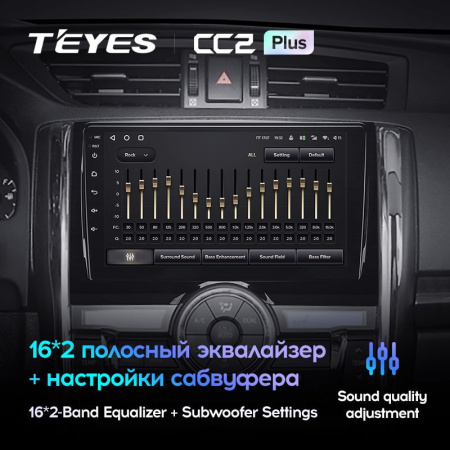 Штатная магнитола Teyes CC2 Plus 6/128 Toyota Mark X 2 X130 (2009-2020)