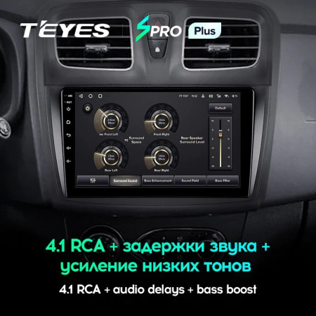 Штатная магнитола Teyes SPRO Plus 3/32 Renault Logan 2 (2012-2019)