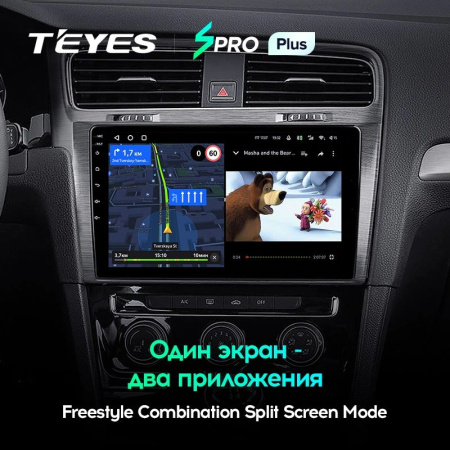 Штатная магнитола Teyes SPRO Plus 4/64 Volkswagen Golf 7 MK7 (2014-2018)