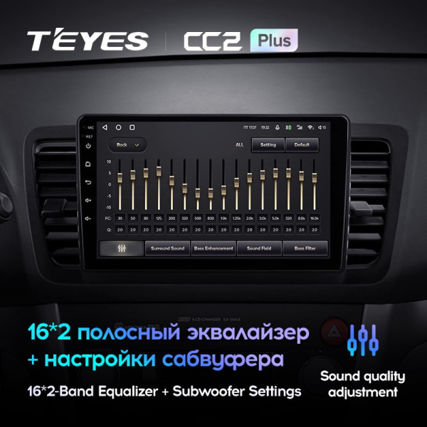 Штатная магнитола Teyes CC2 Plus 3/32 Subaru Legacy 4 (2003-2009)