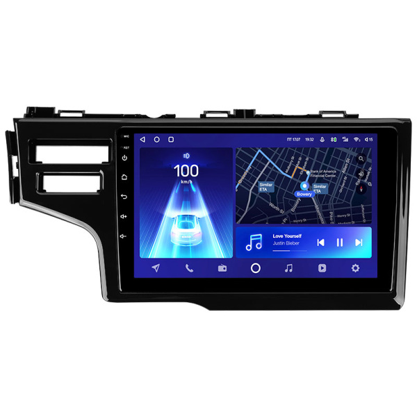 Штатная рамка (без дисплея) Teyes для  Honda Jazz 3 2015-2020 Fit 3 GP GK (Left hand drive) 2013-2020 (Для экрана 9")