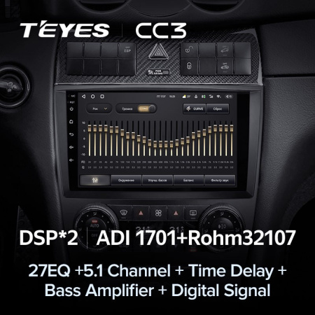 Штатная магнитола Teyes CC3 3/32 Mercedes Benz C-Class W203 CL203 C209 A209 (2004-2011)