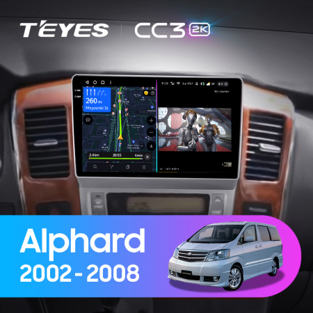 Штатная магнитола Teyes CC3-2K 64G для Alphard 2002-2005