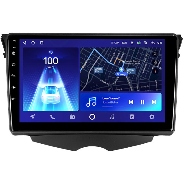 Штатная рамка (без дисплея) Teyes для  Hyundai Veloster FS 2011-2017 (Для экрана 9")