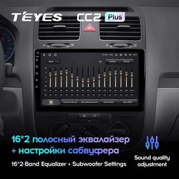 Штатная магнитола Teyes CC2 Plus 3/32 Volkswagen Jetta 5 (2005-2010)