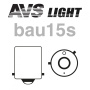 Лампа 12V PY21W (BA15s) orange оранжевая 1шт. (AVS)