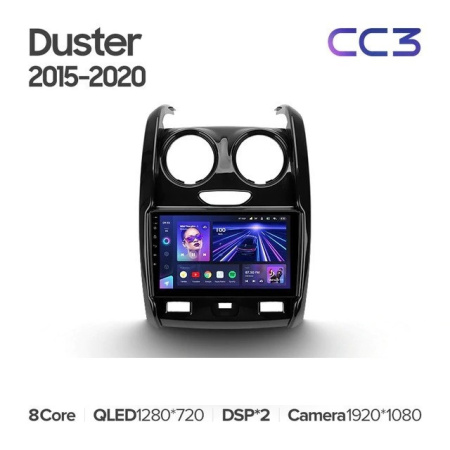 Штатная магнитола Teyes CC3 4/64 Renault Duster (2015-2020)