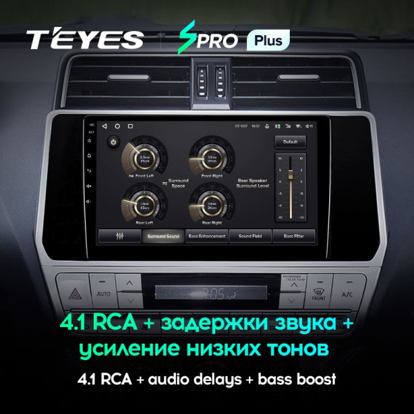 Штатная магнитола Teyes SPRO Plus 3/32 Toyota Land Cruiser Prado 150 (2017-2021)