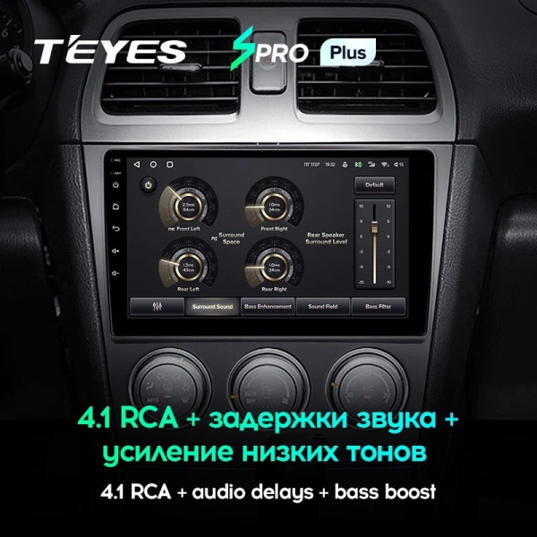 Штатная магнитола Teyes SPRO Plus 6/128 Subaru Impreza GD GG 2002-2007