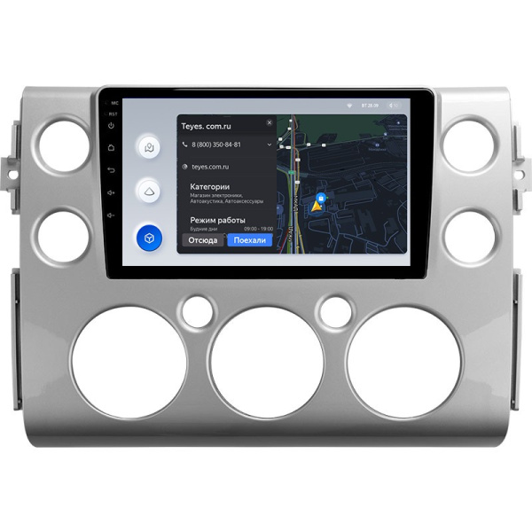 Штатная магнитола Teyes X1 4G 2/32 Toyota FJ Cruiser J15 (2006-2020)