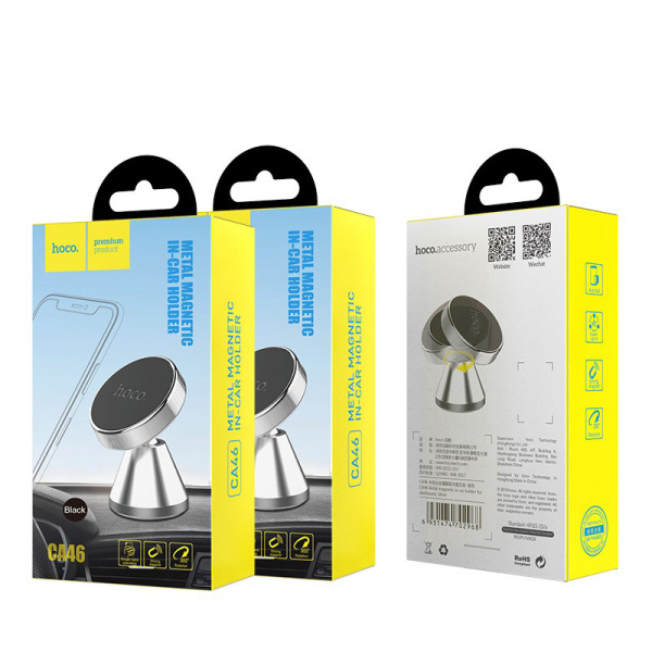 Держатель авто. HOCO CA46 на панель магнитный