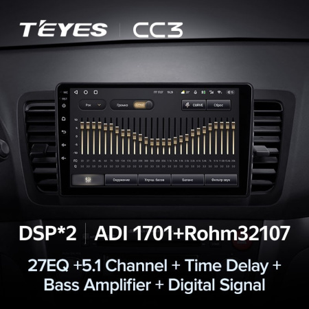 Штатная магнитола Teyes CC3 360 6/128 Subaru Legacy 4 (2003-2009)