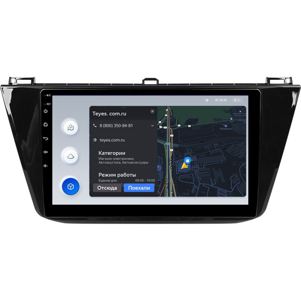 Штатная магнитола Teyes X1 4G 2/32 Volkswagen Tiguan 2 (2016-2018)