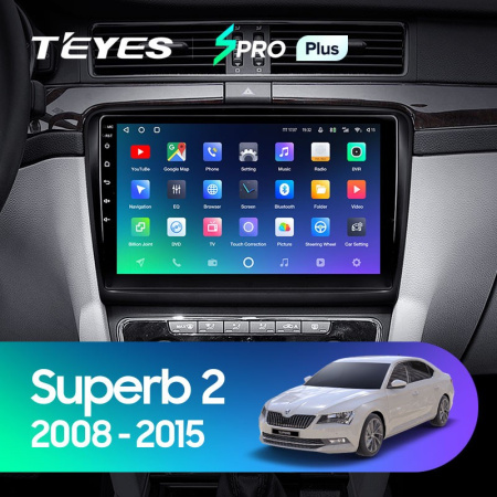 Штатная магнитола Teyes SPRO Plus 3/32 Skoda Superb 2 B6 (2008-2015)