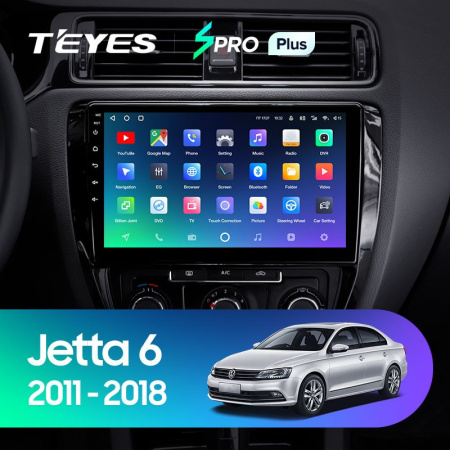 Штатная магнитола Teyes SPRO Plus 6/128 Volkswagen Jetta 6 (2011-2018)