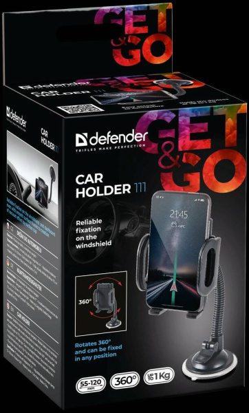 Держатель авто. DEFENDER CH 111 на гибкой ноге