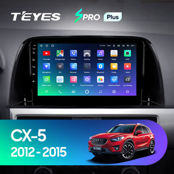 Штатная магнитола Teyes SPRO 3+32G  для CX-5 2012-2015 ТИП-C