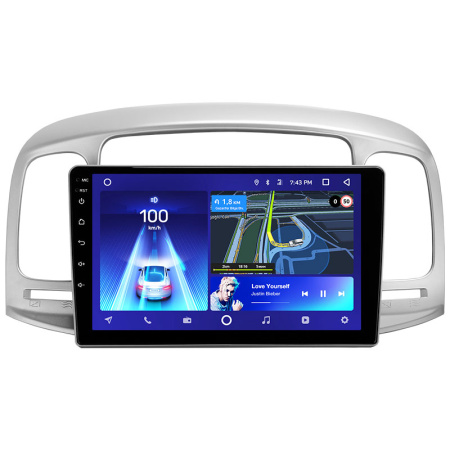 Штатная рамка (без дисплея) Teyes для  Hyundai Accent 3 2006-2011 (Для экрана 9")