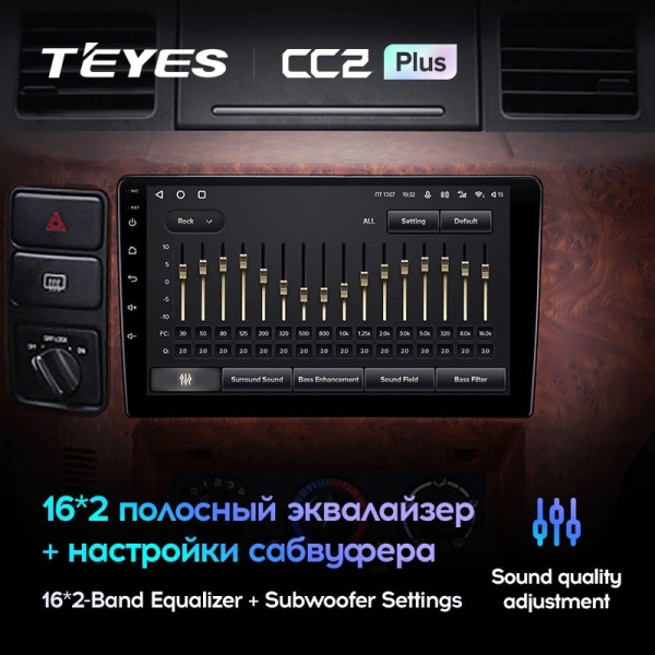 Штатная магнитола Teyes CC2 Plus 4/64 Nissan Patrol V 5 Y61 (2004-2021) Тип С