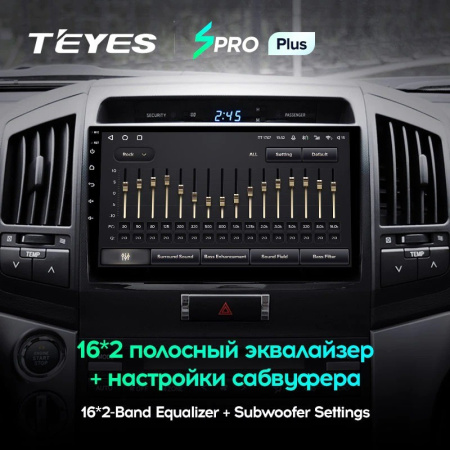 Штатная магнитола Teyes SPRO Plus 3/32 Toyota Land Cruiser 11 200 (2007-2015)