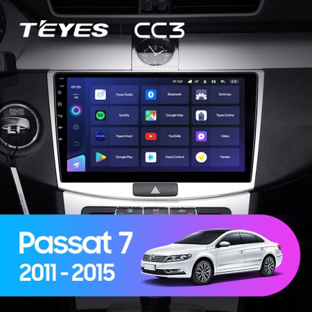 Штатная магнитола Teyes CC3 6/128 Volkswagen Passat 7 B7 (2010-2015)